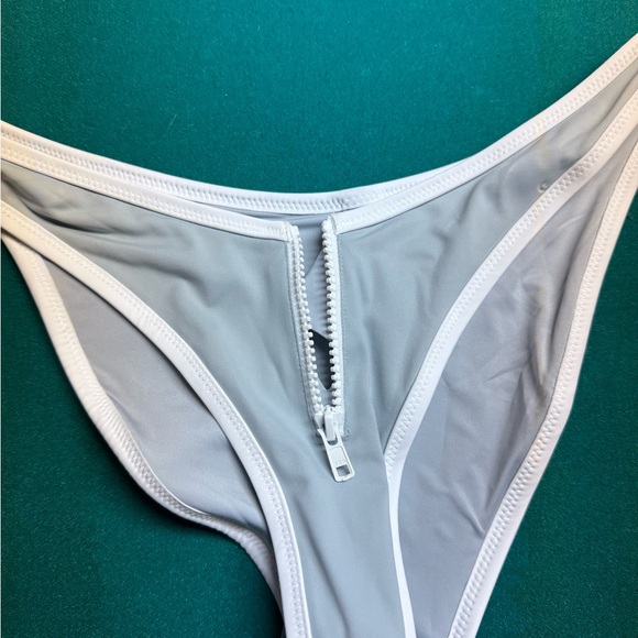 SKIMS Sporty Zipper Tanga Swim Bottom - Picture 4 of 6